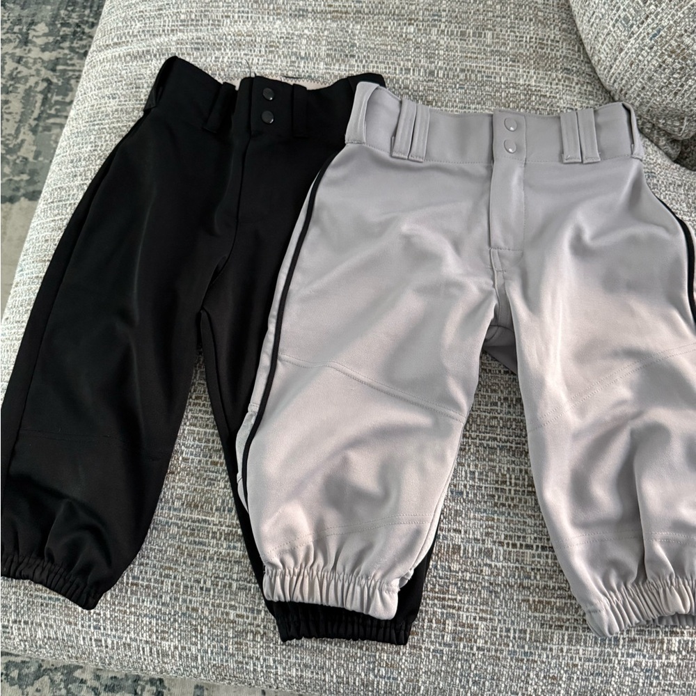 2 Athletic baseball knickers black and grey size M